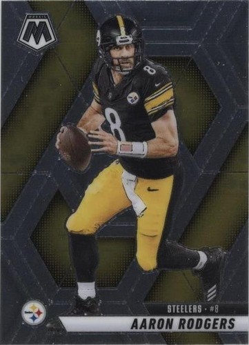 Aaron Rodgers 2025 Panini Mosaic Choice #243 Cherry Blossom Prizm
