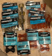 10 Packs Of Yamamoto baits 3” 4” Yama Craw