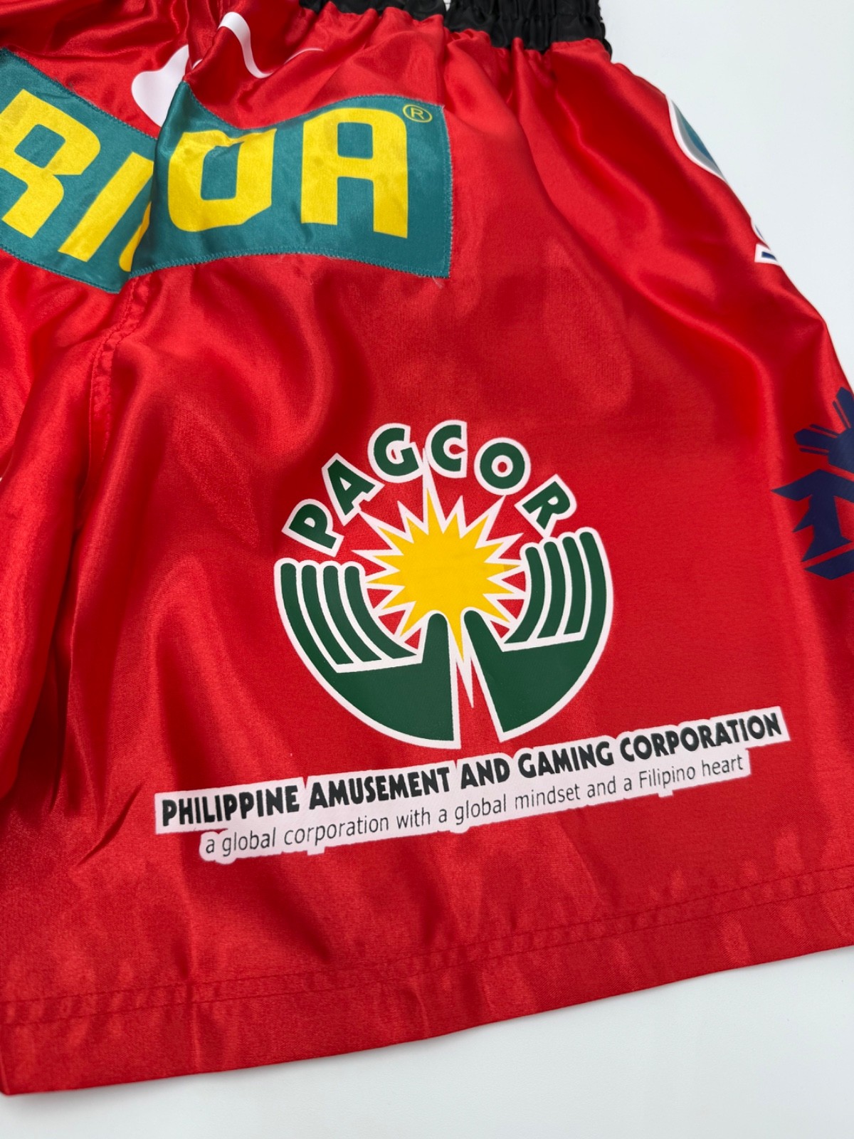Manny Pacquiao and Miguel Cotto Autographed Boxing Trunks PSA/DNA Authenticated view 8
