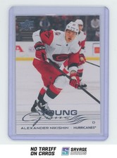 2025-26 Upper Deck Young Guns Alexander Nikishin #461 Carolina Hurricanes