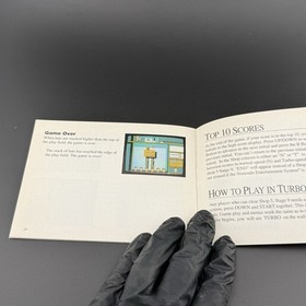 Hatris NES Nintendo Entertainment System W/ Manual Tested Authentic Excellent