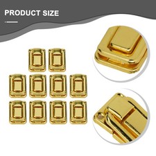 Antique Latch Clasp Metal Lock 10PCS Decorative Hasps Furniture Hardware