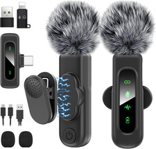 USB C Mini Wireless Lavalier Microphone.....