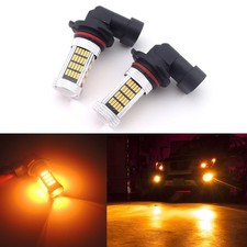 2pcs Amber H10 9145 9140 Car Truck Pickup Fog Light Driving Drl 92-smd Led Bulbs