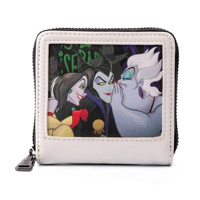 Loungefly Disney Villains Club Portemonnaie mit Polaroid-Thema und Reißverschlus