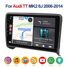 9"Android15 2+32G Car Stereo Radio GPS Sat Nav WIFI For Audi TT MK2 8J 2006-2012