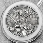 Spartacus - Legendary Warriors collection - 1oz .999 antiqued silver Art round