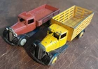 X2 Vintage Dinky Toys 25F Gardeners Truck -  Meccano Ltd Liverpool +1 other