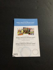 kirby return to dream land wii insert Only