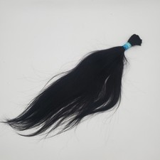 Slavic Hair Haircut Ponytail Black 21"
