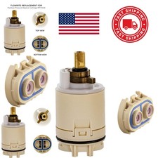 Easy Install Replacement Cartridge and Valve Assembly for Single Handle Showers
