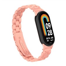 Stainless Steel Metal Bracelet Strap for Xiaomi Mi Band 8 9 10 NFC Replacement