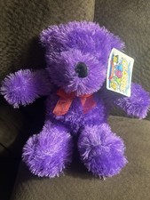 Soft Plush Purple Teddy Bear - 12 inch