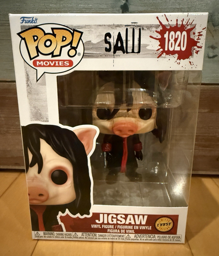 Funko Pop! Horror: SAW - Jigsaw #1820 Limited CHASE Edition - Pops Portal
