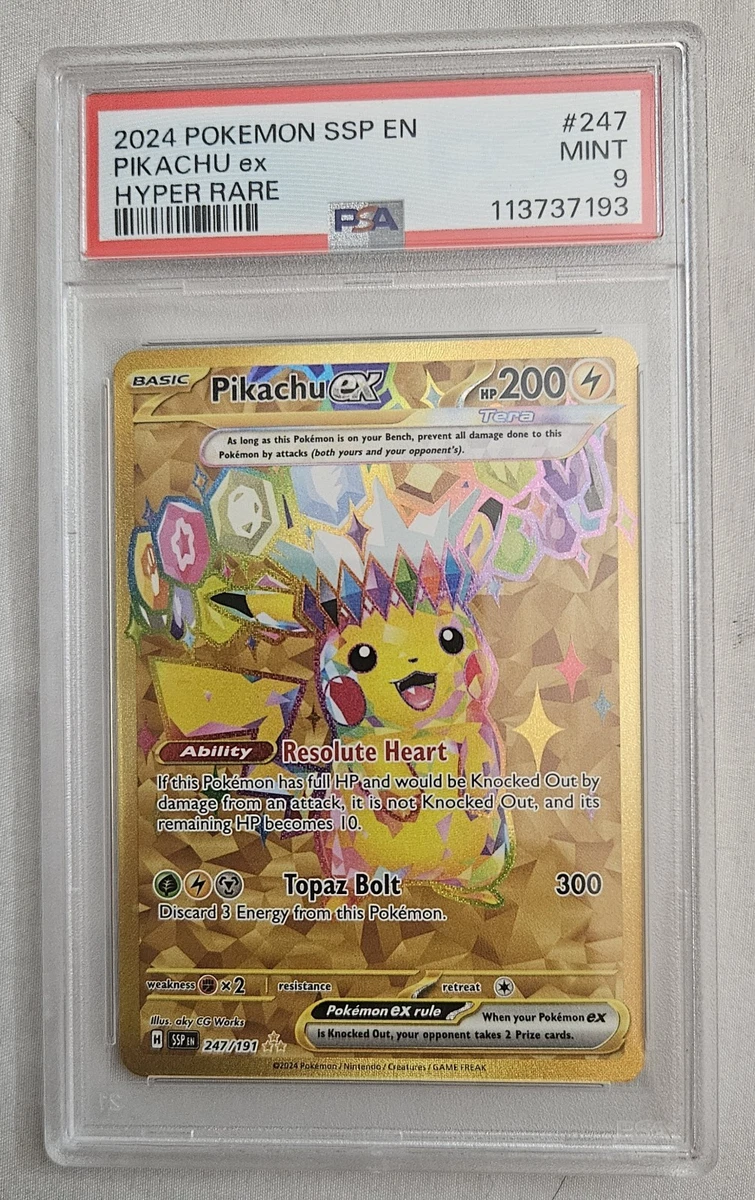 Pikachu Pokémon TCG Professional Sports Authenticator (PSA) Grade