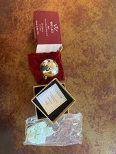 Wallace 2024 Silver-Plated Sleigh Bell 54th Edition Christmas Ball Boxed