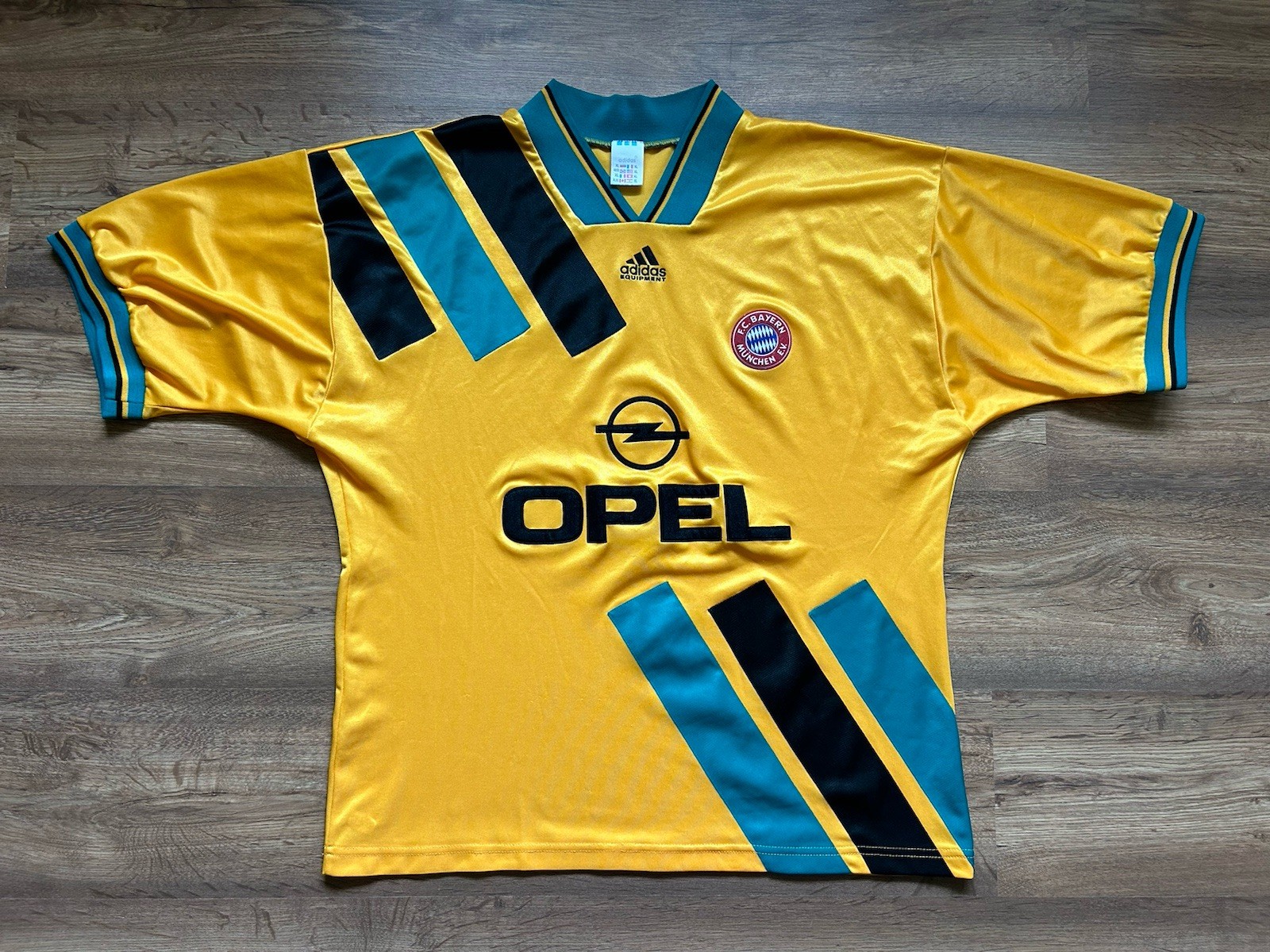 VINTAGE BAYERN MUNICH GERMANY 1993/1995 AWAY FOOTBALL SHIRT JERSEY ADIDAS