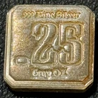 1/4 Oz .999 Fine  Silver Suns of Liberty Mint Square Fractional Silver Bar Stack