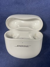  AS-IS Bose QuietComfort Ultra Earbuds Charging Case - White Smoke BAD RIGHT 