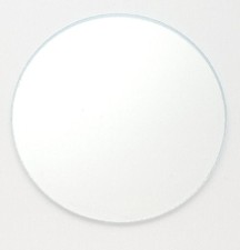 3 inch Circle Icicle Clear Precut 96 COE Glass Fusing Supplies 96COE