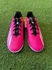 adidas X Speedportal.4 IN Indoor Youth Soccer Shoes Size 6 - Pink