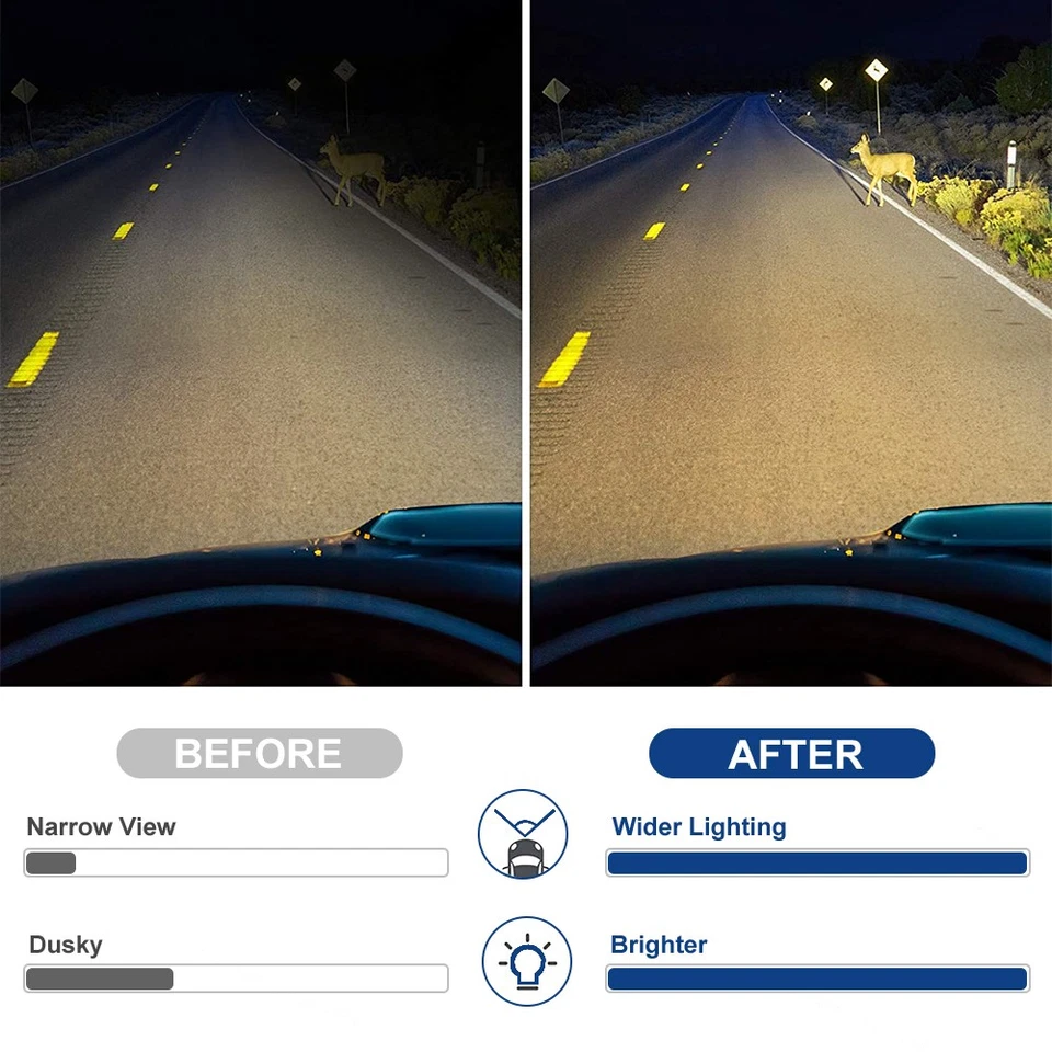 FITS 08-12 FORD ESCAPE OE STYLE CHROME HOUSING AMBER CORNER HEADLIGHT HEAD LAMPS - Image 4 of 4