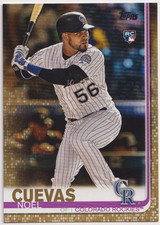 2019 Topps Gold #417 Noel Cuevas RC 0562/2019 Colorado Rockies