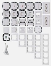 Kopp Paris arktis weiß Schalterprogramm, Rahmen, Schalter, Steckdose, etc.