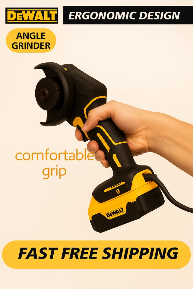 Amoladora angular inalámbrica DEWALT 20V/18V - Herramienta compacta de rectificado y pulido Foto 2 de 4