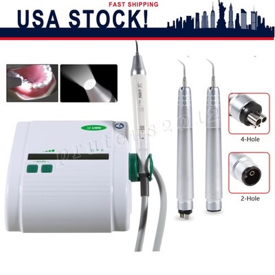 VRN Dental LED Ultrasonic Piezo Scaler /Super Sonic Air Scaler Handpiece 2/4Hole