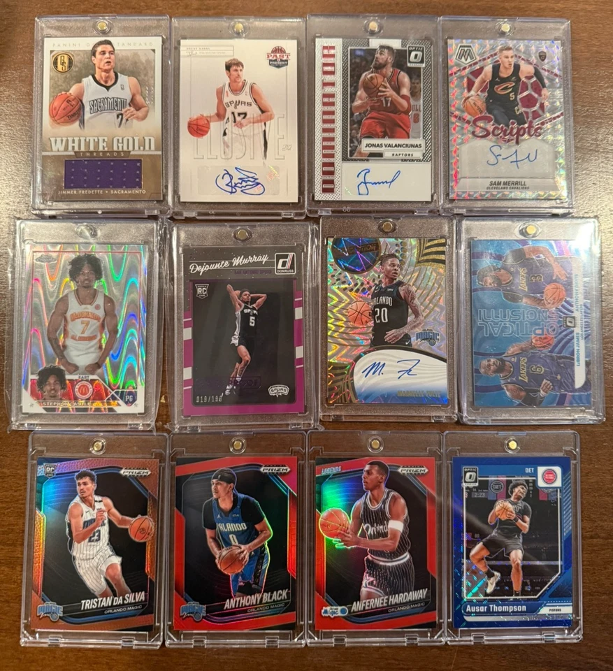 HUGE Basketball Sports Card Lot (Castle, Tyrese, Luka, Max, Auto, #, RC, Patch) - Image 2 of 4