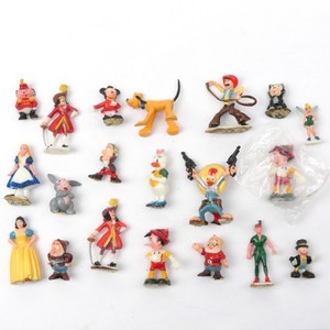 Vintage Marx Disneykins Miniature Figures - lot of 20 Disney Tinykins - 1960s