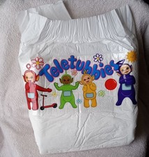 Mega Adult Disposable ABDL diaper- Teletubbies -READ DESCRIPTION FULLY