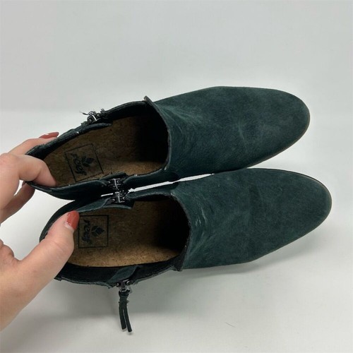 Reef Dark Dark Green Suede Voyage Low Bootie Size 8 Water-Friendly Casual Zipper - Picture 13 of 14
