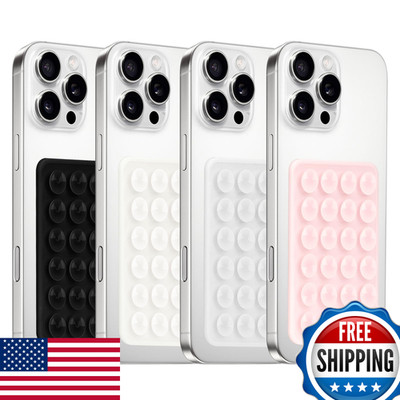 Yojaro 4Pack Silicone Suction Phone Case Mount Silicon Adhesive Smartphones