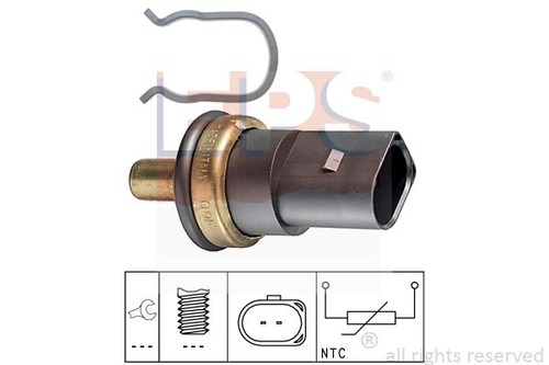 1830278 COOLANT TEMPERATURE SENSOR GAUGE IN FRONT OF THE RADIATOR EPS NEW - Picture 2 of 5