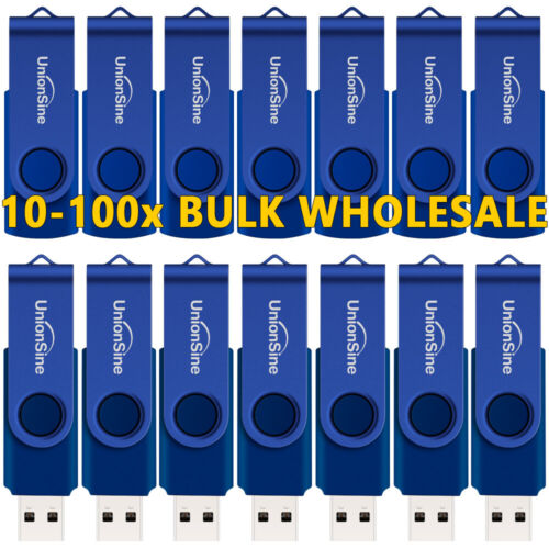 USB Flash Drives Memory Stick Thumb Drive 16GB 32GB 64GB Wholesale 10-100Pack - Afbeelding 1 van 12