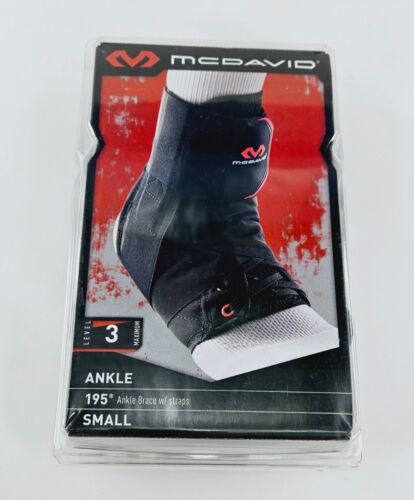McDAVID 195 Ankle Brace with Straps, Small, Level 3, Comfortable, Max Support - Picture 1 of 5