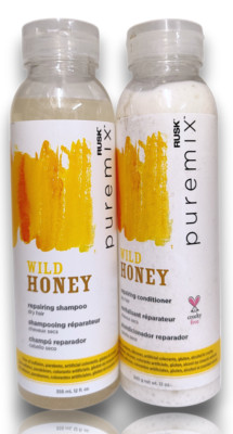 Rusk PureMix Wild Honey Shampoo and Conditioner duo 12oz. set NEW 