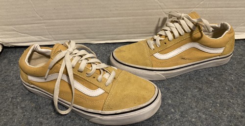 low top yellow vans