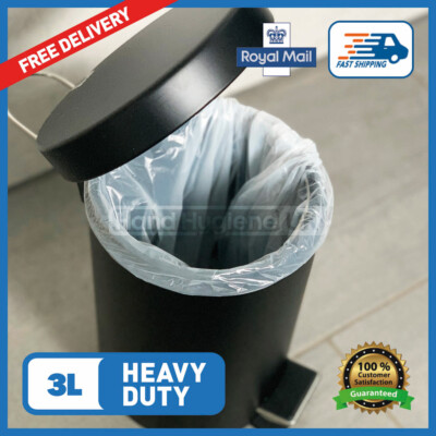 3 litre pedal bin liners