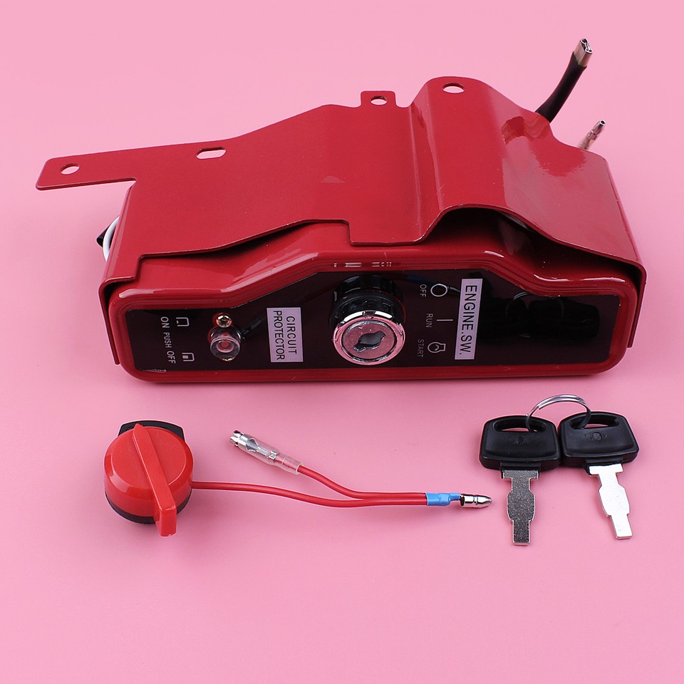 Boîtier De Commutateur D'Allumage Avec Clés Pour Moteur Honda GX340 GX390 11HP 13HP - Pompe & Générateur - 7