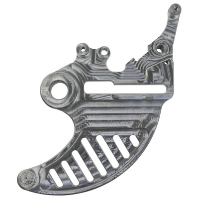 Bullet Proof Designs Rear Disc Guard Silver Fits KTM HUSQVARNA GAS GAS