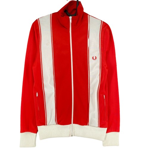 FRED PERRY Red Track Jacket Size XS | eBay