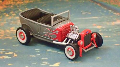 Flathead V-8 ""Rat Rod"" 1929 29 Ford Modell-A Wanne Hot Rod 1/64 Maßstab Ltd Edition I - Bild 1 von 5