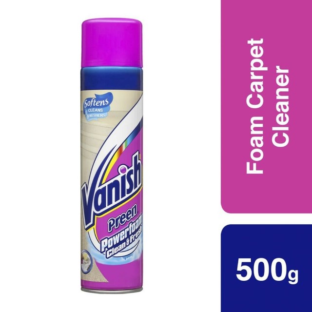 Vanish Preen Power Foam Original Carpet Cleaner 500g for sale online eBay