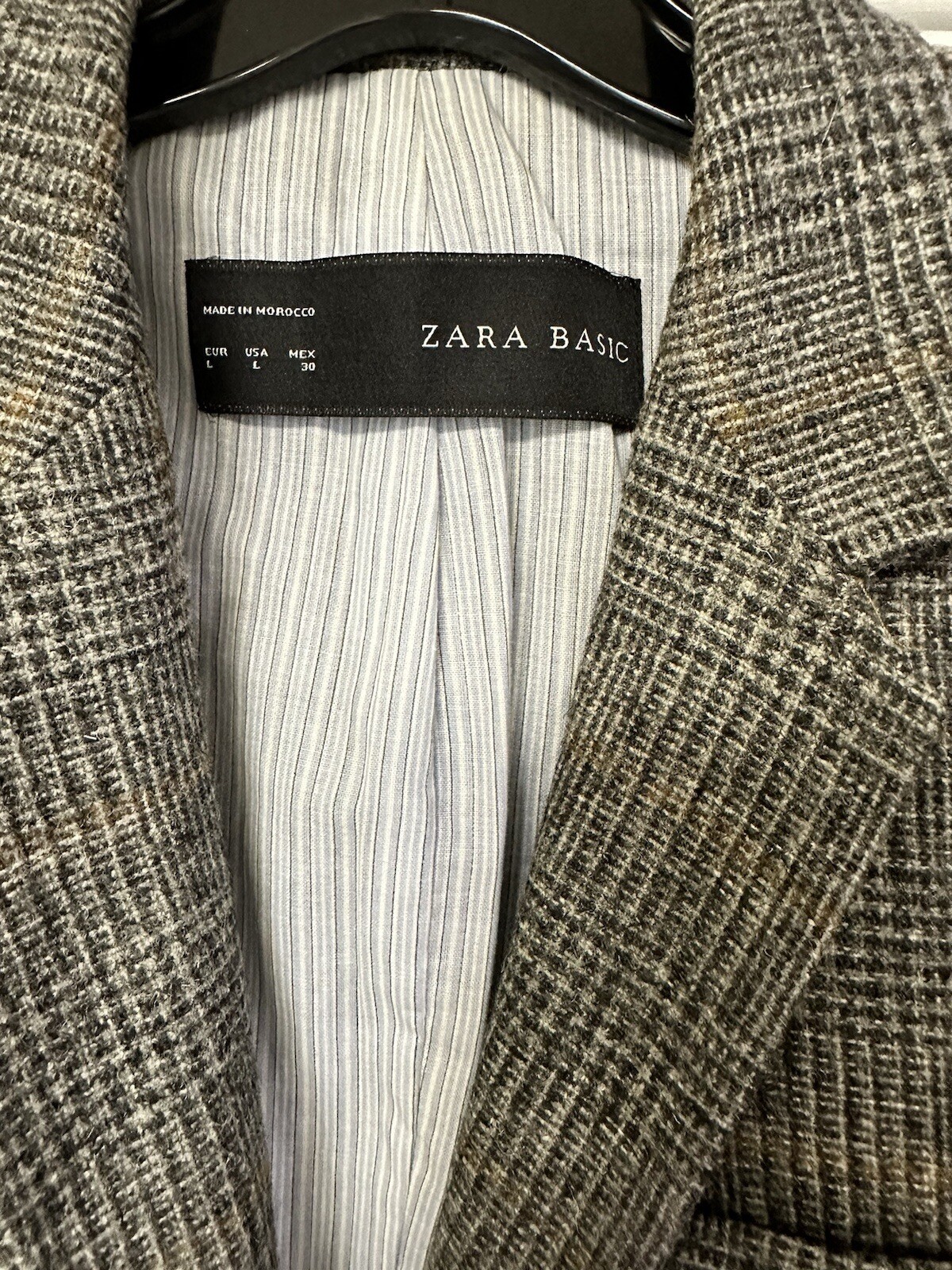 Stylish ZARA Basic Wool Blazer Women’s Size Large… - image 2