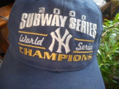 NY Yankees NY Mets 2000 World Series Subway Series Baseball Hat