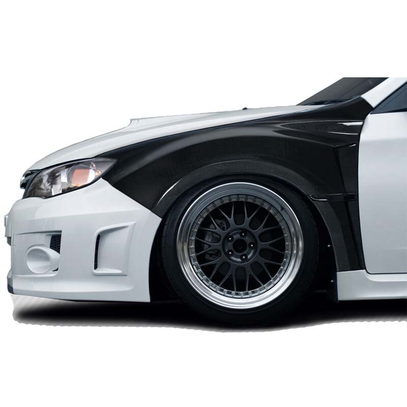 2008-2014 Subaru WRX STI Real Carbon Fiber Front Side Fender