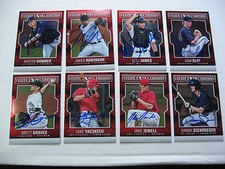 2014 PANINI ELITE autograph MAC JAMES Handsigned TAMPA BAY RAYS